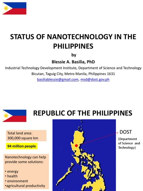 Philippines Country Report Pdf Nanocomposite Nanotechnology