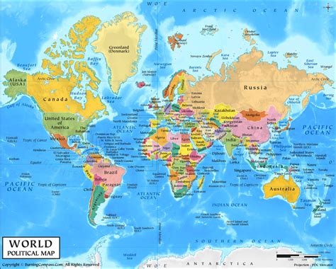 World Map Hd Large World Map World Map Image Map Monde