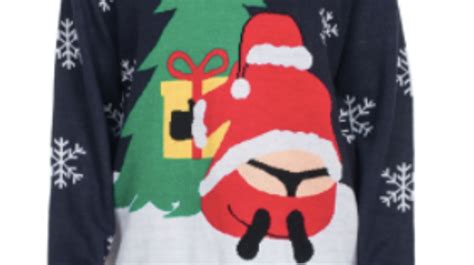 Youll See Santas Butt On A Lot Of Ugly Christmas Sweaters This Year