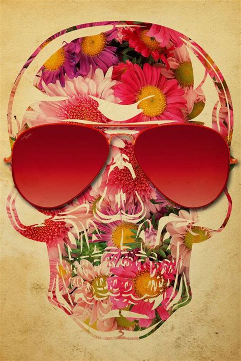 Pin De Debby Paulella Em Skull Skull Flowers Caveira Com Flor Arte