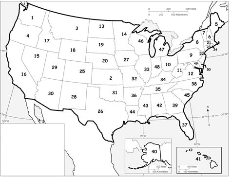 50 States Capitals List Printable Back To School States Within