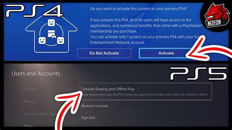 How To Activate Your Ps5ps4 Account As Primary Enable Game Sharing
