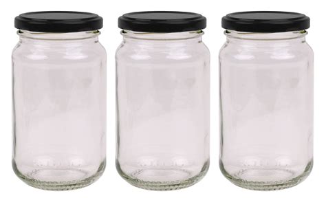 Bulk Australian Made Round Glass Jars With Lid