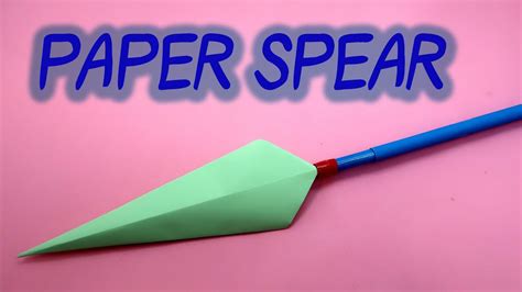 How To Make A Paper Spear Step By Step Easy Tutorİals Origami Spear