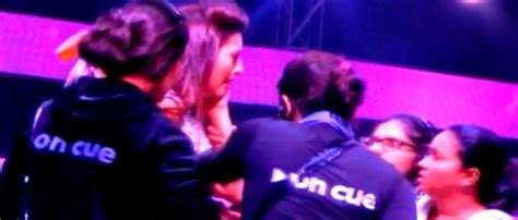 Gauahar Khan Slapped Molested At Indias Raw Star Finale For Wearing