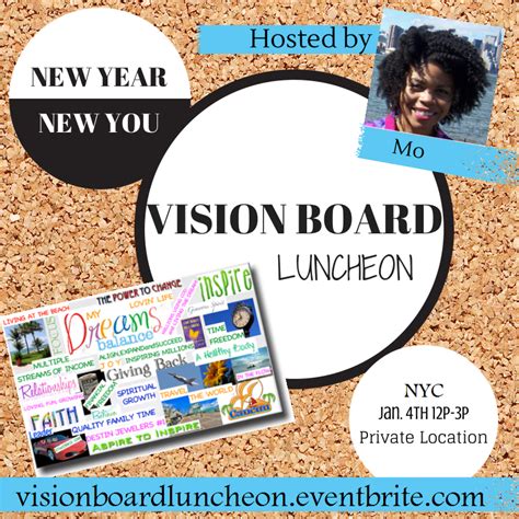 New Year New You Vision Board Luncheon Tickets Sat Jan 4 2014 At 12