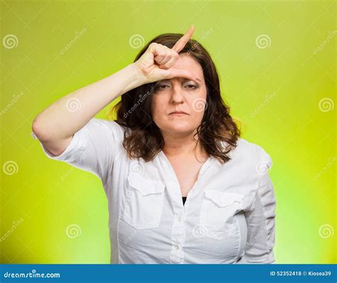 Loser Hand Gesture Stock Photo Image Of Hater Insult 52352418