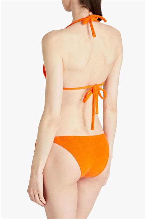 Solid Striped The Iris Low Rise Terry Bikini Briefs Sale Up To