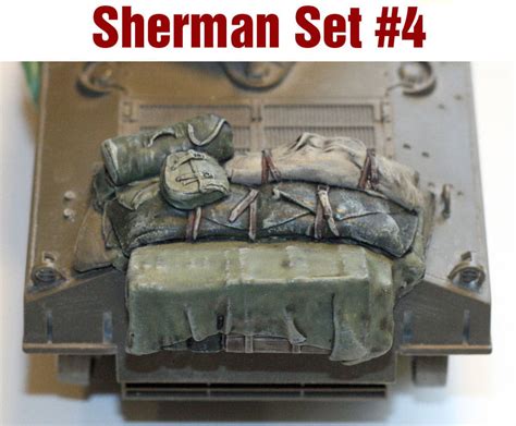 Sherman Engine Deck And Stowage Set 4 Tamiya 135 Value Gear
