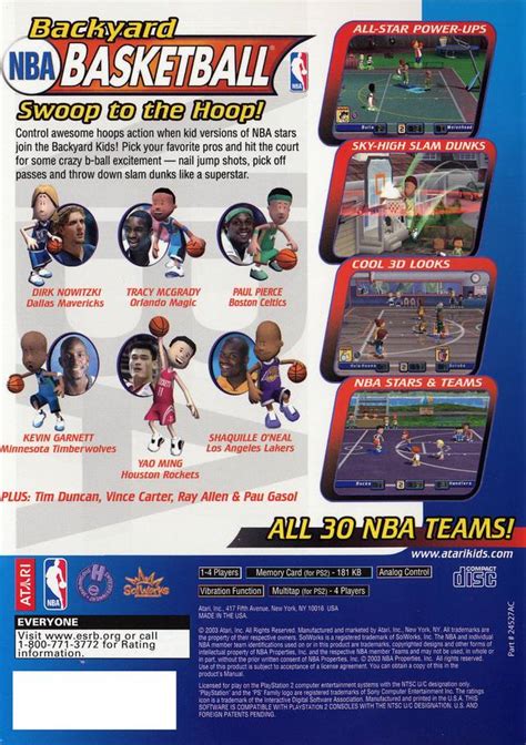 Backyard football (cd windows) game system: Backyard Basketball Sony Playstation 2 Game