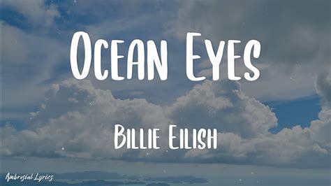 Billie Eilish Ocean Eyes Lyrics Youtube