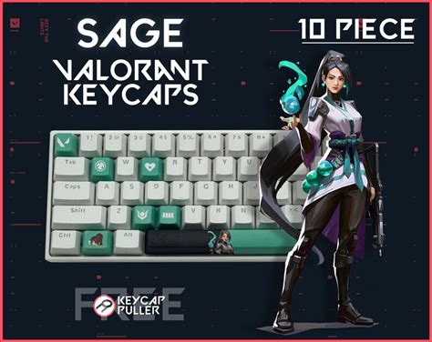 Valorant Sage Keycaps For Your Keyboard Custom Design Etsy Australia