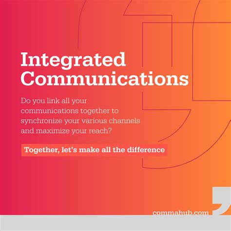 Integrated Marketing Communications - Comma Hub