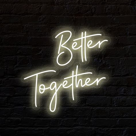 Better Together Neon Sign Small Little Pineapple Neon
