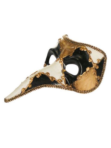 black and gold men s long nose mask masquerade masks