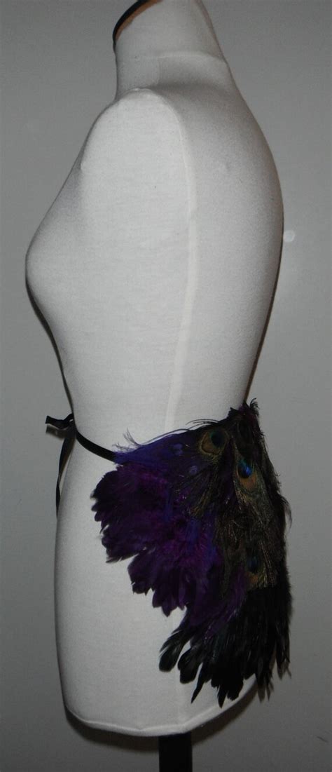 Adult Peacock Costume Feather Bustle Tutu By Burlesqueboutique