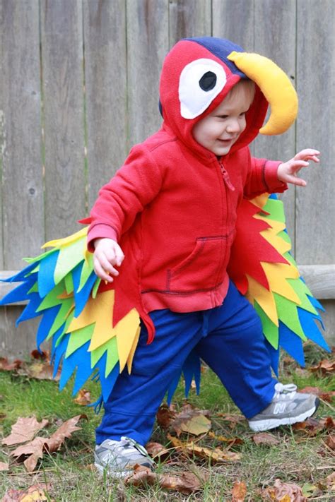 Nap Time Notes Diy Pirate And Parrot Costumes Papagei Kostüm Selber