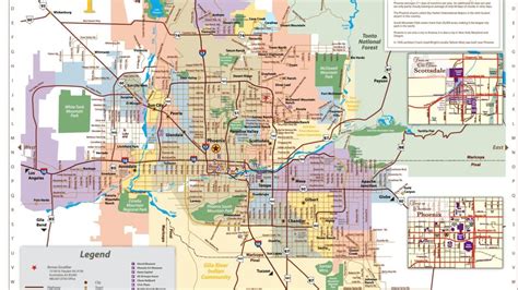 Phoenix Arizona Zip Code Map Free United States Map