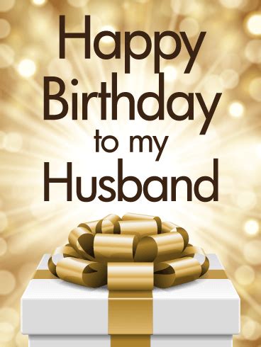 This post is bursting with inspirational messages and funny quotes about life and the hoopla around turning forty years old. Golden Happy Birthday Card for Husband | Birthday ...
