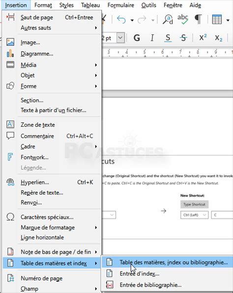 Pc Astuces Ajouter Une Table Des Matières à Ses Documents Libreoffice