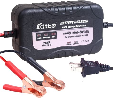 Katbo 2amp Smart Battery Charger Automatic Battery Charger