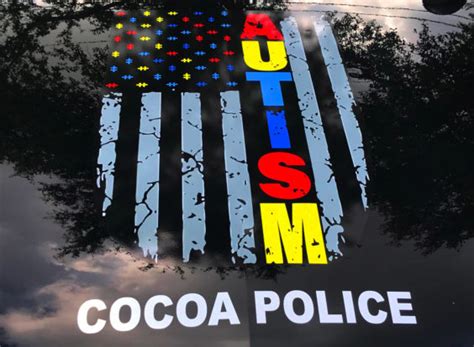 Cocoa Police Department Transforms Their Patrol Car For Autism