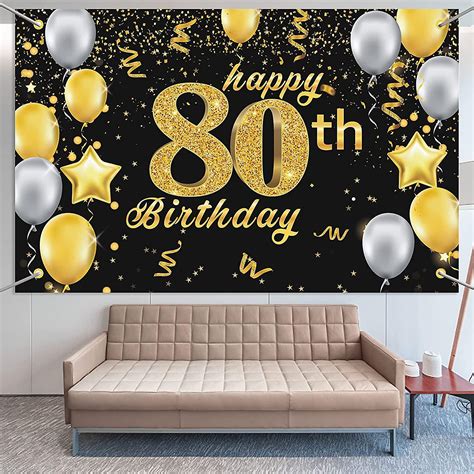 Decorate In Style With 80th Birthday Party Decorations Top Picks For You
