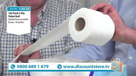 162 3 Ply Linen Soft Toilet Roll Item No 10038 Discount Store Tv