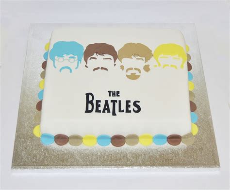 Pastel De Fondant The Beatles Cake Musica Beatles Cake The Beatles