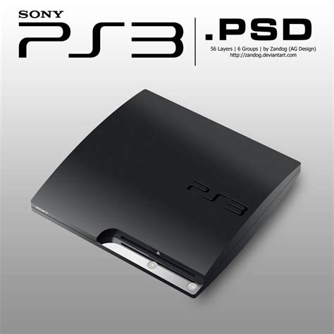 Sony Playstation 3 Slim Psd By Zandog On Deviantart
