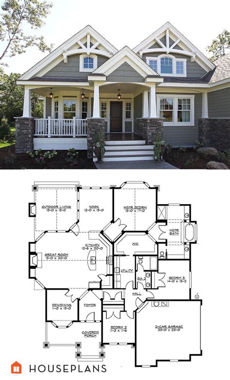 Cool Craftsman Style House Plans With Master On Main 5 Viewpoint