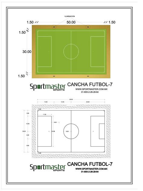 Total Imagen Cancha De Futbol Con Sus Medidas Y Nombres