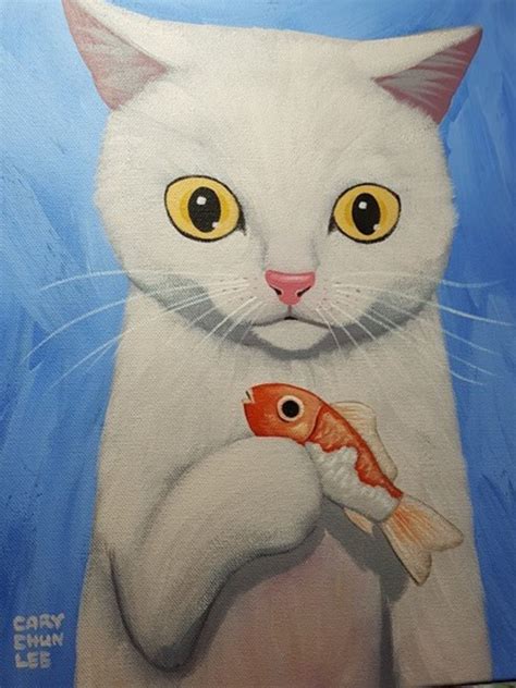 Cary Chun Lee Cats Illustration Animal Paintings Cat Illustration