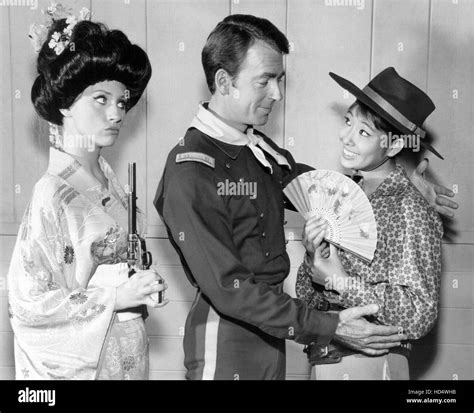 F Troop From Left Melody Patterson Ken Berry Miko Tanahara From