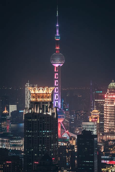 Oriental Pearl Tower Shanghai China Hd Phone Wallpaper Peakpx