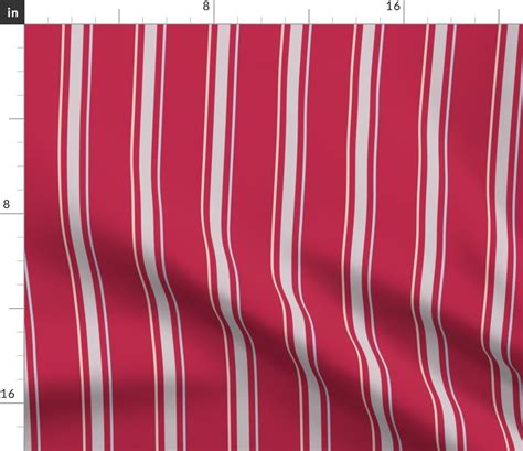 Thick And Thin Stripes On Pantone Viva Fabric Spoonflower