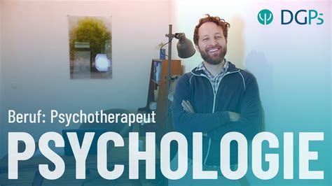 Berufe In Der Psychologie Psychotherapie Youtube