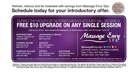 Massage Envy Jacksonville Celebrating Our 10th Anniversary And 1 Millionth Massage
