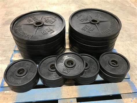 Hampton Rubber Coated Olympic Weight Plates