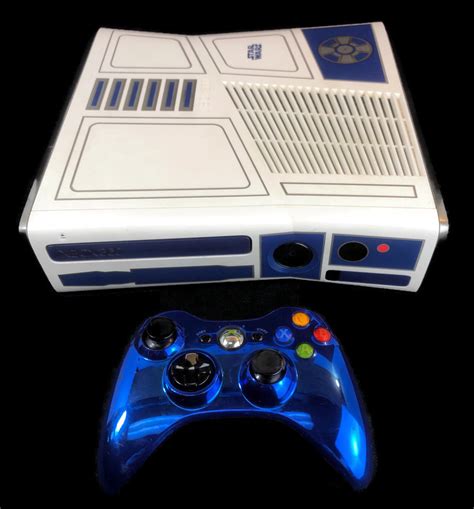Microsoft Xbox 360 R2d2 Star Wars Limited Edition Console Usa Pawn