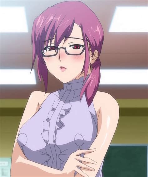 Yamasaki Suzuko Rinkan Club Screencap Blush Breasts Glasses Large