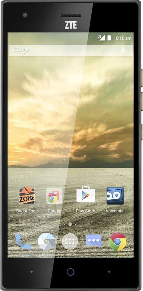 Boost Mobile Zte Warp Elite 4g With 16gb Memory Prepaid Cell Phone