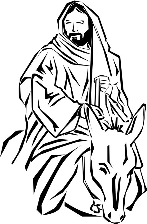 Jesus Riding On A Donkey Clipart 20 Free Cliparts Download Images On