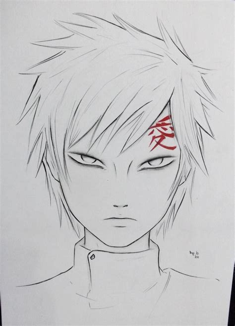 Gaara By Diegoyojijoji On Deviantart Naruto Sketch Naruto Art