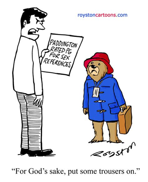 Royston Cartoons Private Eye Cartoon Bear Faced Cheek