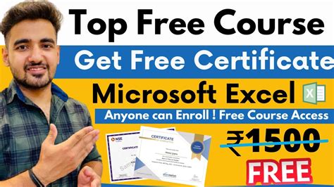 Free Advance Microsoft Excel Certification Course Free Excel Training