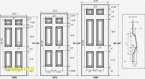 08 11 13 hollow metal doors and frames apr 2015 handing of doors, frame throat dimensions, details of each frame type, elevations of door design types, details h. 5xx Error | Doors interior, Entry doors, Steel door detail