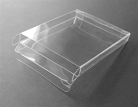 Poker double deck card box made of clear acrylic plastic. A2 Clear Plastic Greeting Card Boxes set of 25 4-1/2