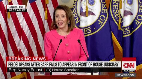 nancy pelosi accuses barr of lying to congress that s a crime