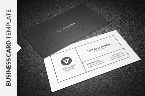 This is an elegant business card template. Clean Elegant Business Card ~ Business Card Templates ~ Creative Market